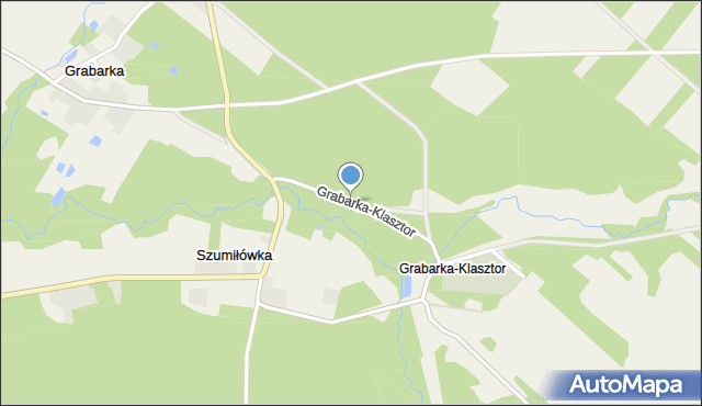 Grabarka-Klasztor, Grabarka-Klasztor, mapa Grabarka-Klasztor