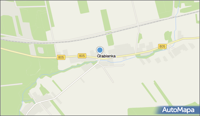 Grabianka, Grabianka, mapa Grabianka
