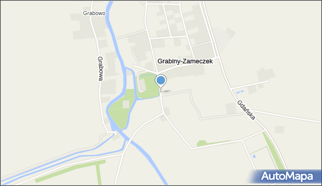 Grabiny-Zameczek, Grabiny-Zameczek, mapa Grabiny-Zameczek