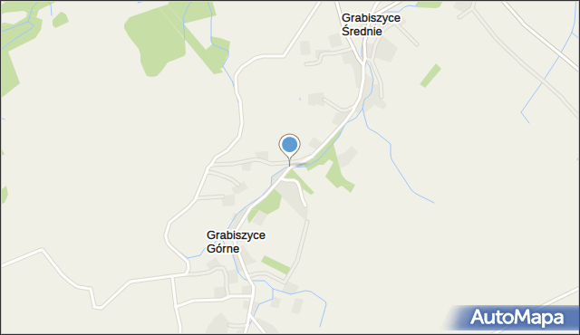 Grabiszyce Górne, Grabiszyce Górne, mapa Grabiszyce Górne