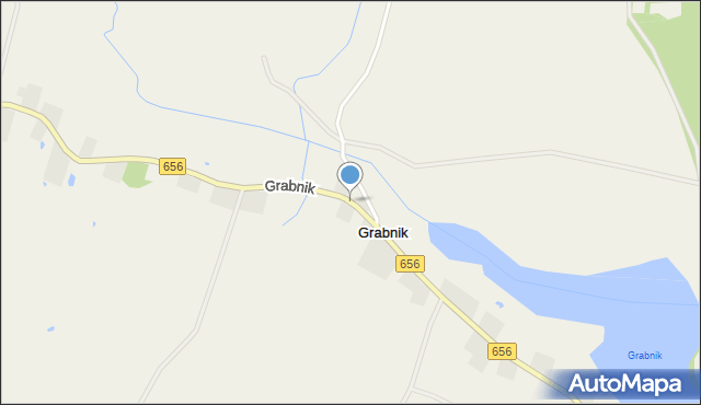 Grabnik gmina Stare Juchy, Grabnik, mapa Grabnik gmina Stare Juchy