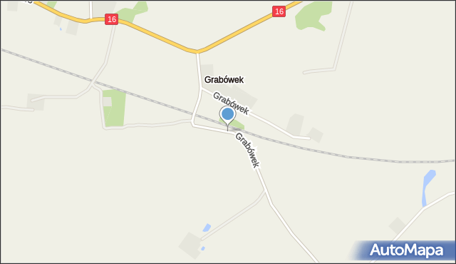Grabówek gmina Mikołajki, Grabówek, mapa Grabówek gmina Mikołajki