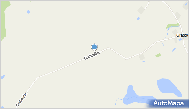 Grabowiec gmina Grudziądz, Grabowiec, mapa Grabowiec gmina Grudziądz