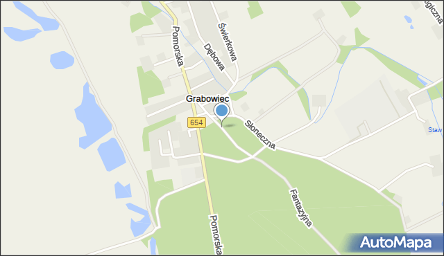Grabowiec gmina Lubicz, Grabowiec, mapa Grabowiec gmina Lubicz