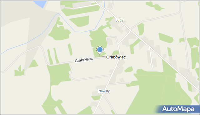 Grabówiec gmina Pułtusk, Grabówiec, mapa Grabówiec gmina Pułtusk