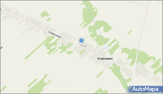 Grabowiec gmina Stoczek, Grabowiec, mapa Grabowiec gmina Stoczek