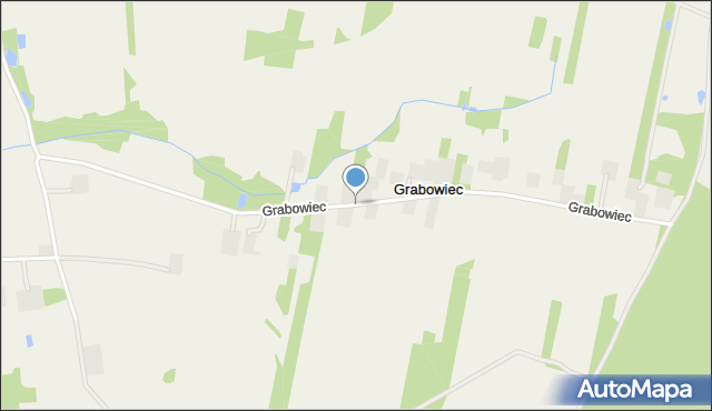 Grabowiec gmina Tuliszków, Grabowiec, mapa Grabowiec gmina Tuliszków