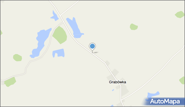 Grabówka gmina Mikołajki, Grabówka, mapa Grabówka gmina Mikołajki