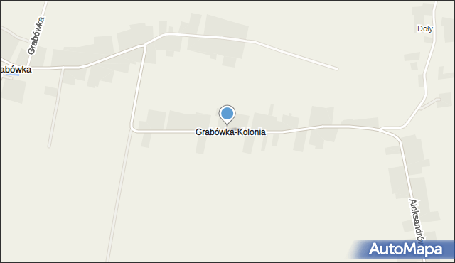 Grabówka-Kolonia, Grabówka-Kolonia, mapa Grabówka-Kolonia