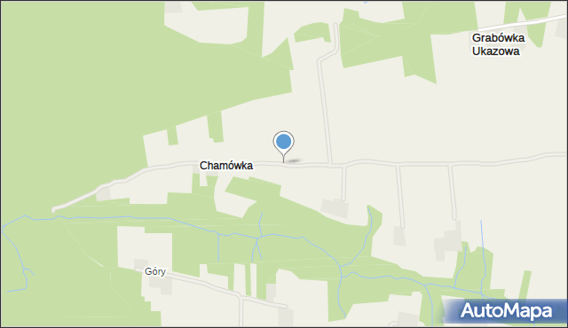 Grabówka Ukazowa, Grabówka Ukazowa Hamówka, mapa Grabówka Ukazowa