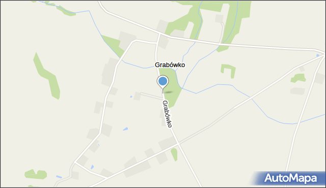 Grabówko gmina Sianów, Grabówko, mapa Grabówko gmina Sianów