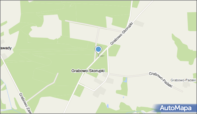 Grabowo-Skorupki, Grabowo-Skorupki, mapa Grabowo-Skorupki