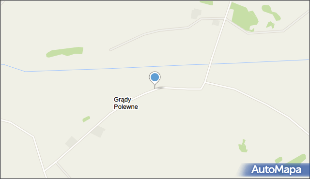 Grądy Polewne, Grądy Polewne, mapa Grądy Polewne