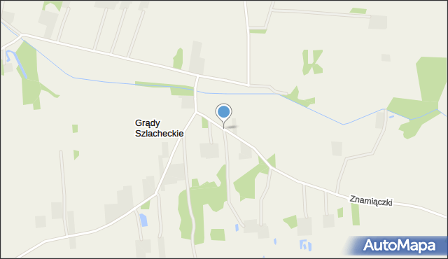 Grądy Szlacheckie, Grądy Szlacheckie, mapa Grądy Szlacheckie