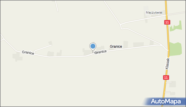 Granice gmina Łęka Opatowska, Granice, mapa Granice gmina Łęka Opatowska