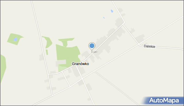 Granówko gmina Granowo, Granówko, mapa Granówko gmina Granowo