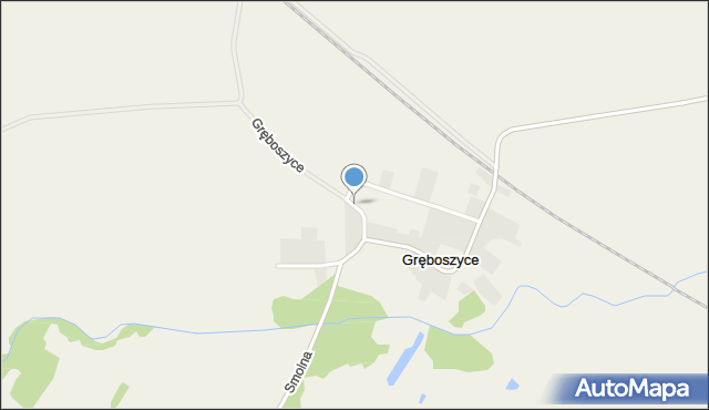 Gręboszyce, Gręboszyce, mapa Gręboszyce