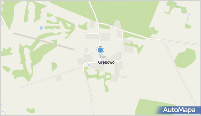 Grębowo, Grębowo, mapa Grębowo