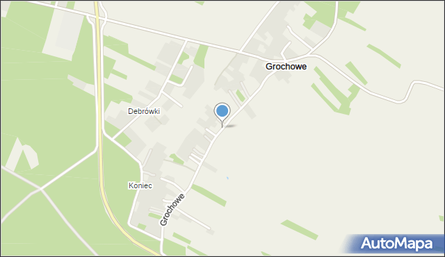 Grochowe, Grochowe, mapa Grochowe