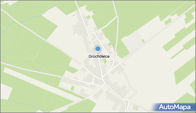 Grochowice, Grochowice, mapa Grochowice