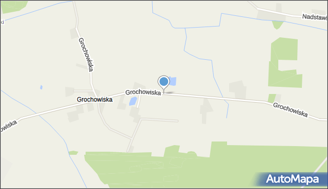 Grochowiska gmina Odolanów, Grochowiska, mapa Grochowiska gmina Odolanów