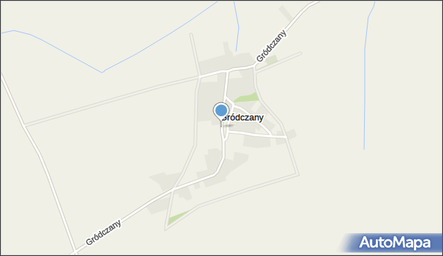 Gródczany, Gródczany, mapa Gródczany