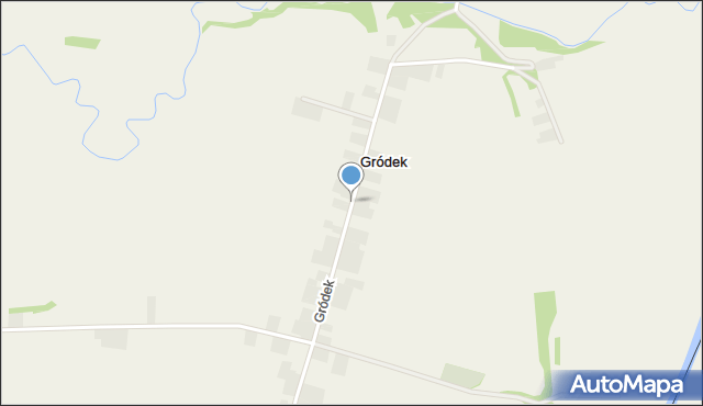 Gródek gmina Hrubieszów, Gródek, mapa Gródek gmina Hrubieszów