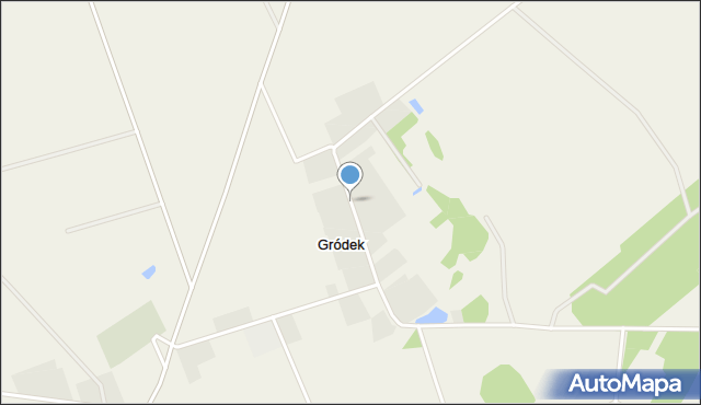Gródek gmina Klukowo, Gródek, mapa Gródek gmina Klukowo