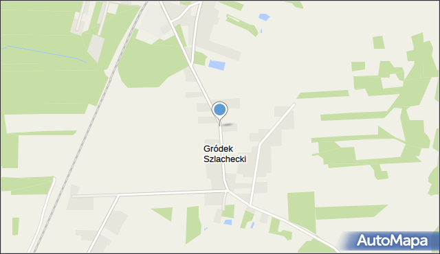 Gródek Szlachecki, Gródek Szlachecki, mapa Gródek Szlachecki