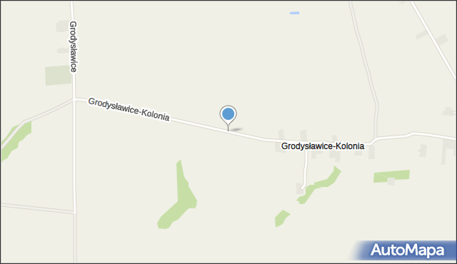 Grodysławice-Kolonia, Grodysławice-Kolonia, mapa Grodysławice-Kolonia