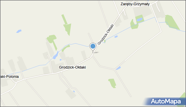 Grodzick-Ołdaki, Grodzick-Ołdaki, mapa Grodzick-Ołdaki