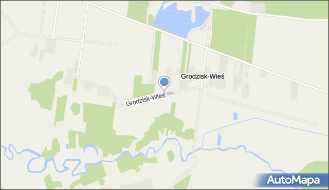 Grodzisk-Wieś, Grodzisk-Wieś, mapa Grodzisk-Wieś