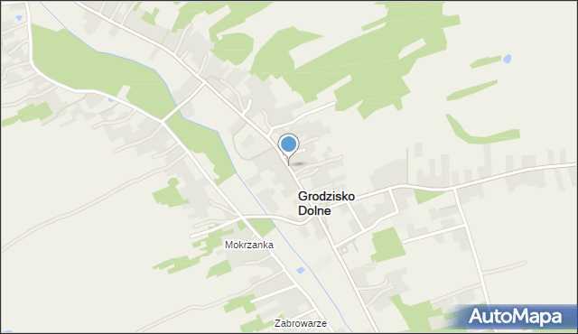 Grodzisko Dolne, Grodzisko Dolne, mapa Grodzisko Dolne