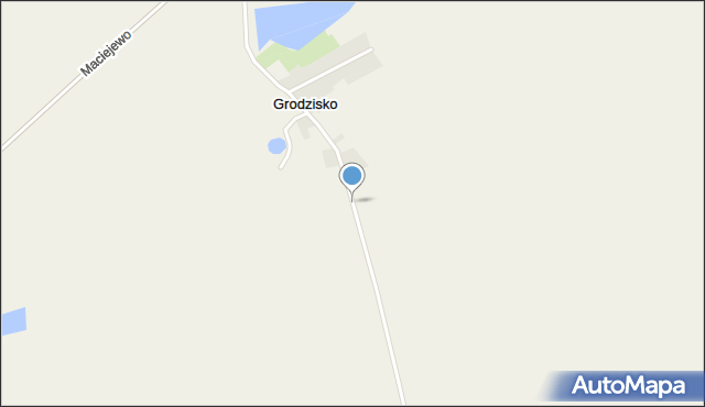 Grodzisko gmina Poniec, Grodzisko, mapa Grodzisko gmina Poniec