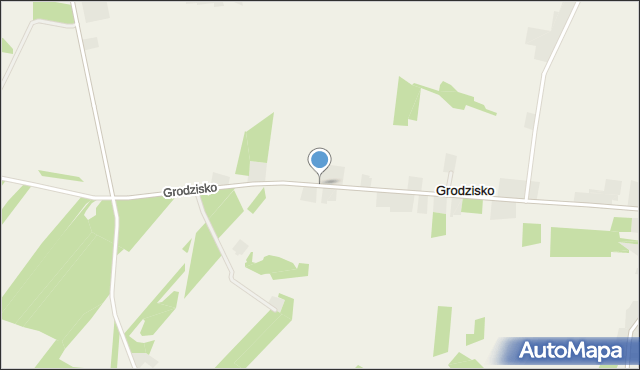 Grodzisko gmina Żytno, Grodzisko, mapa Grodzisko gmina Żytno