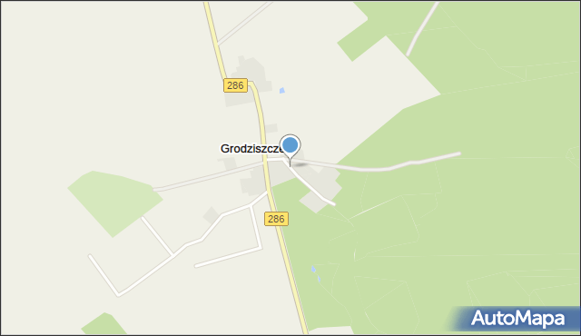 Grodziszcze gmina Brody, Grodziszcze, mapa Grodziszcze gmina Brody