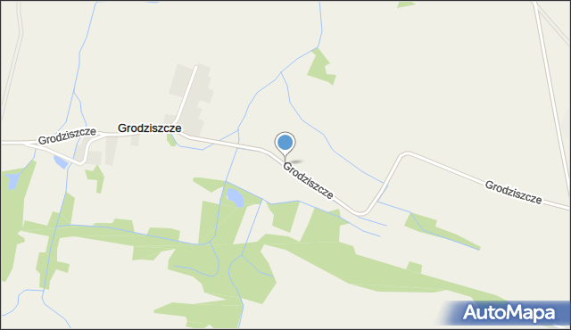 Grodziszcze gmina Grębocice, Grodziszcze, mapa Grodziszcze gmina Grębocice