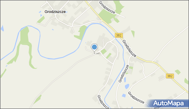 Grodziszcze gmina Świdnica, Grodziszcze, mapa Grodziszcze gmina Świdnica