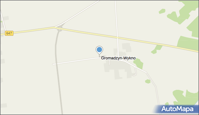 Gromadzyn-Wykno, Gromadzyn-Wykno, mapa Gromadzyn-Wykno