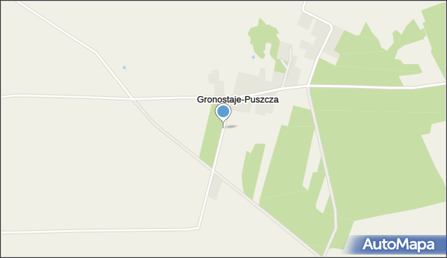 Gronostaje-Puszcza, Gronostaje-Puszcza, mapa Gronostaje-Puszcza