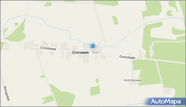 Gronówek, Gronówek, mapa Gronówek