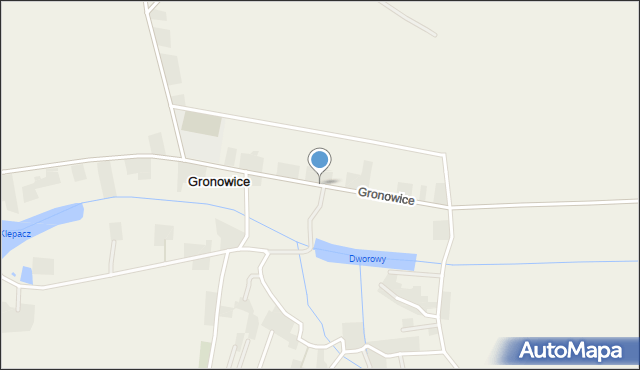 Gronowice gmina Lasowice Wielkie, Gronowice, mapa Gronowice gmina Lasowice Wielkie