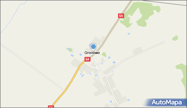 Gronowo gmina Braniewo, Gronowo, mapa Gronowo gmina Braniewo