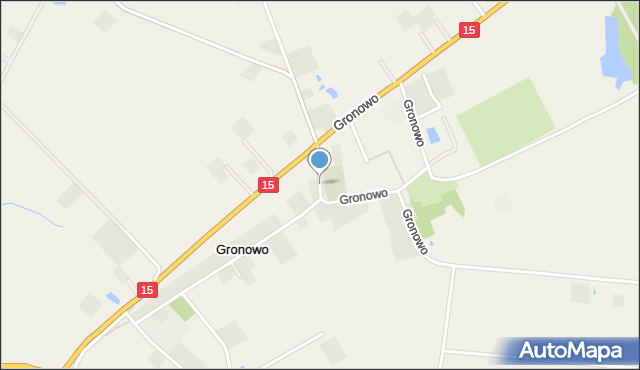 Gronowo gmina Lubicz, Gronowo, mapa Gronowo gmina Lubicz