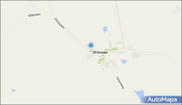 Gronowo gmina Mrągowo, Gronowo, mapa Gronowo gmina Mrągowo