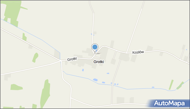 Grotki, Grotki, mapa Grotki