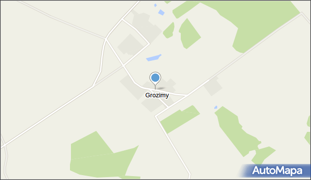 Grozimy, Grozimy, mapa Grozimy