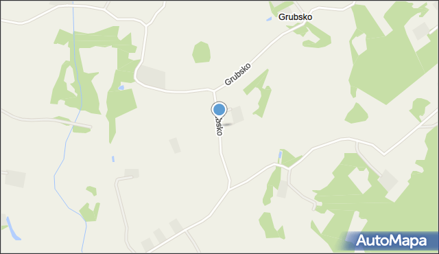 Grubsko, Grubsko, mapa Grubsko