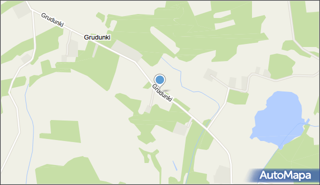 Grudunki, Grudunki, mapa Grudunki