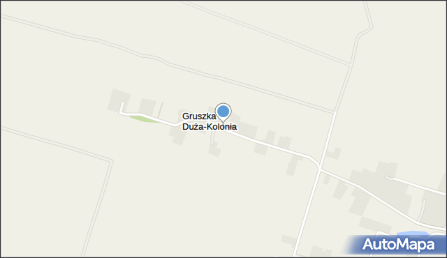 Gruszka Duża-Kolonia, Gruszka Duża-Kolonia, mapa Gruszka Duża-Kolonia